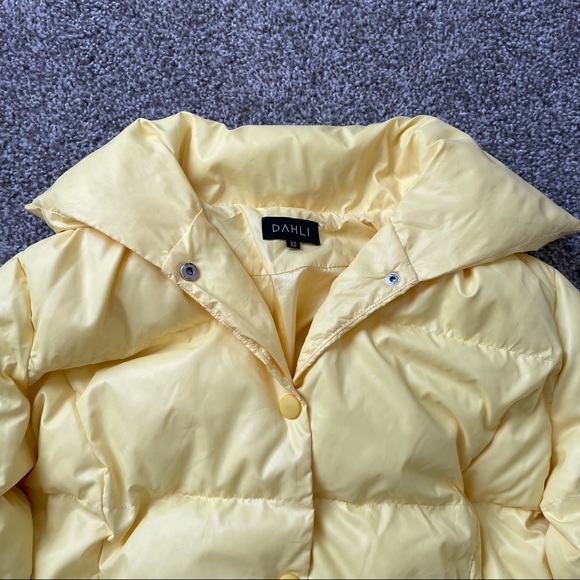 DAHLI Yellow Puffer Jacket - Picture 2 of 6